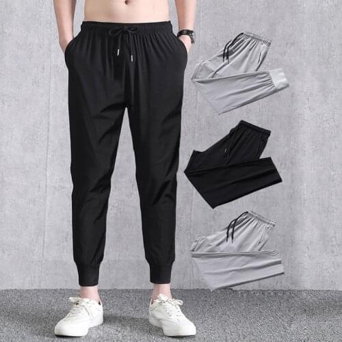 Men Joggers Pants 2021 Spring OutDoor Casual SweatPants Men Straight Trouser Elastic Waist Baggy Pants Mens Clothing