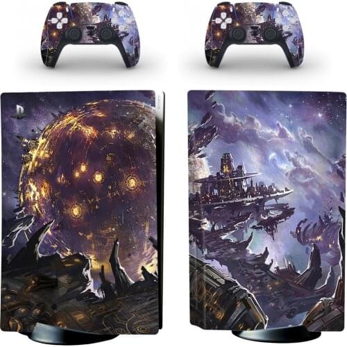 Star PS5 Standard Disc Edition Skin Sticker Decal Cover for PlayStation 5 Console & Controller PS5 Skin Sticker Vinyl