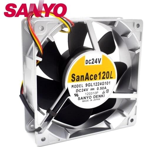 New 9GL1224G101 12038 120mm 24V 0.5A 12cm cooling fan temperature gale 120*120*38mm
