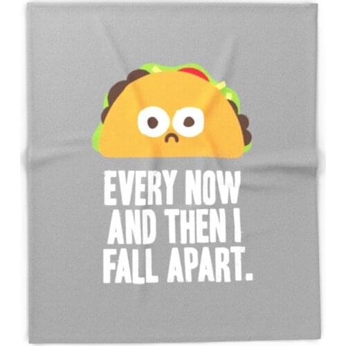 Blanket Custom Taco Eclipse Of The Heart Fleece Blanket Sofa/Bed/Plane Travel Plaids Bedding Towel