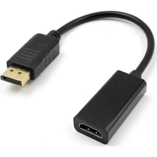 DP to HDMI-compatible Cable Adapter Male To Female For HP/DELL Laptop PC Display Port to 1080P HDMI-compatible Cord Converter