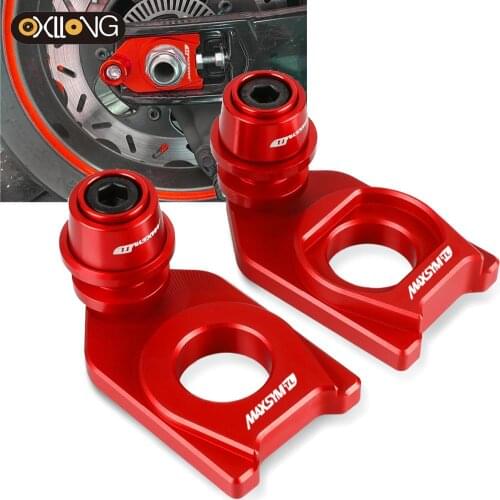 For SYM MAXSYM TL 500 TL500 2020 2021 Chain Adjustment Block Frame swingarm Spools Rear Wheel Sliders Axle Stand Hook sliders