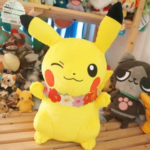 Pokemo 50CM Pikachu Plush Toys High Quality Cute Anime Plush Toys Childrens Gift Toy Kids Cartoon Peluche Pikachu Plush Doll