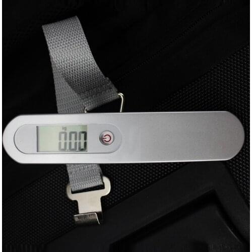 Portable 50KG/10g Digital Luggage Scale LCD Electronic Hanging Pocket Scale Weight Balance Data Hold Tare Auto Power Off