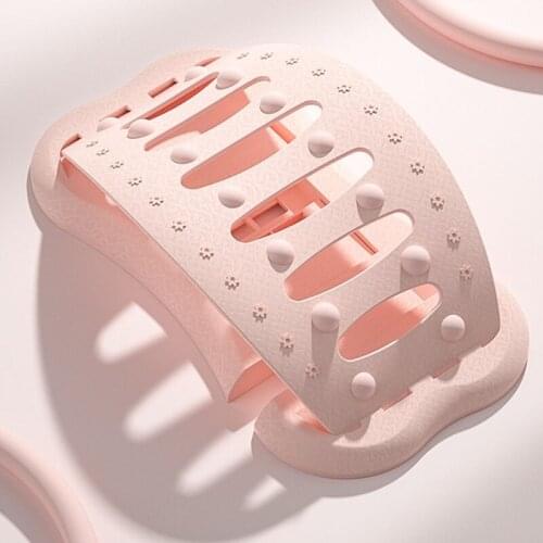 2 in 1 Back Stretcher for Pain Relief with Neck Stretcher for Cervical Pain Relief - Lumbar Stretcher for Back Pain