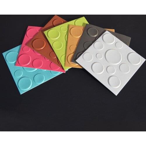 30*30cm Self-Adhesive 3D Bubble Wall Sticker Imitation Brick Marble Embossed DIY Home Decoration Wall paper Kidroom Bedroom