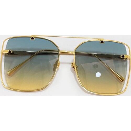 Sunglasses Women Men 2021 Luxury Brand Multicolor Square Shades All-Match Style Alloy Frame Lens Eyewear Gafas De Sol Mujer