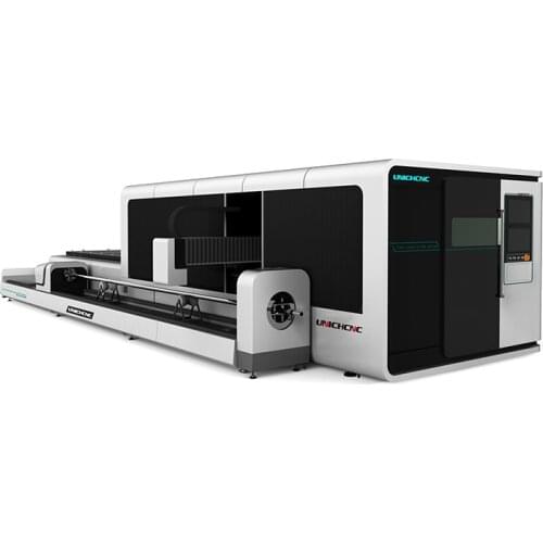 Super tube pipe plate 1530 500W fiber laser machine for stainless steel carbon steel cutting