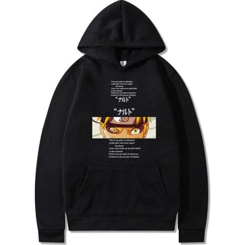 Hoodie Men Manga Print Warm Hoody Cartoons Streetwear Fashion Fleece Swearshirt Personality Men Women Hoodies