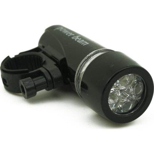 Waterproof Bicycle Bike Front 5 LED Head Light Torch Safety Alarm Flashlight New