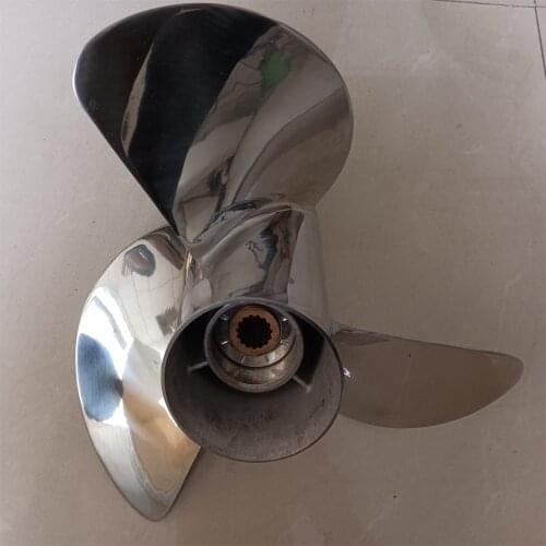 High quality stainless steel Propeller for Tohatsu Yamaha 2 stroke 60-85HP, 4 stroke 90-115HP outboard motor 15 "13 1/2*15-K