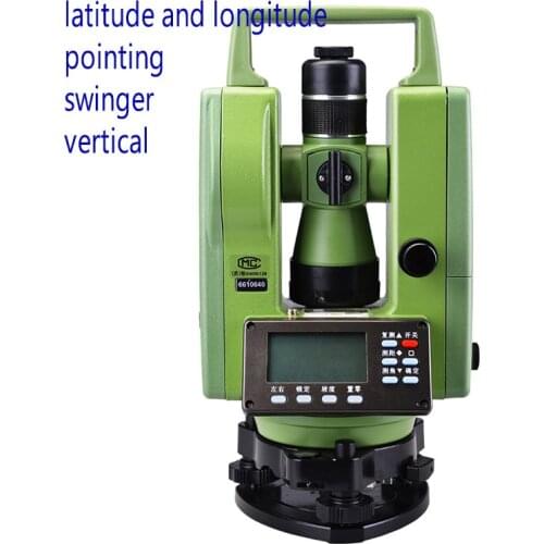 High-precision surveying and mapping instrument theodolite engineering measuring instrument single laser high-definition screen