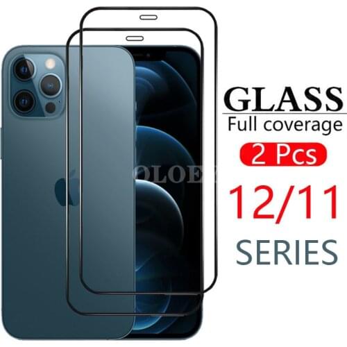 Protective Glass On Iphone12 I Phone 11pro Screen Protector For Apple Iphone 12pro Max 11 Pro 12 Mini Smartphones Accessories 9D