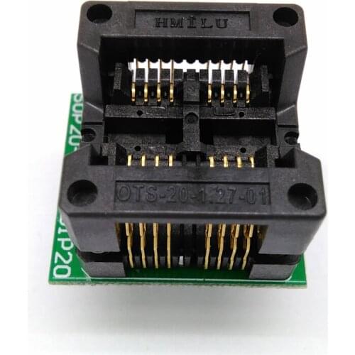 1.27 Spacing Wide-body Sop8 209mil Burn Seat Bounce Seat Dual SOP8 Burn-in Socket IC Test Socke