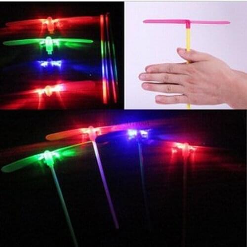 DHL 1000pcs Novelty Plastic Dragonfly Propeller Flying Arrows Baby Kids Outdoor Toy Tradition Classic Nostalgic Toys