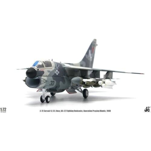 2021 NEW Aircraft Models 1/72 US Navy Military A-7E Carrier-based Attack Aircraft A7 Pirate II Collection Display Toys For Boy