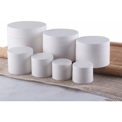 500pcs/lot 3g 5g 10g 15g 30g High quality matte plastic empty cream jar cosmetic container for Cosmetic Packaging