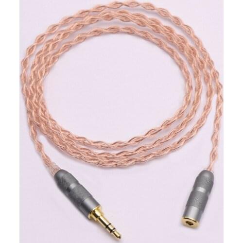 3.5mm female to 3.5mm male extension cord audio cable litz cable