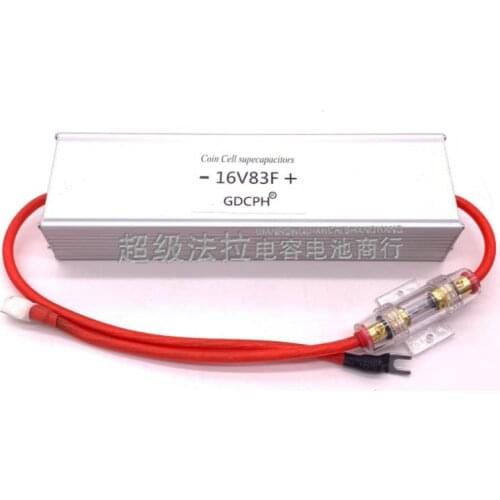 Automotive Electronic Rectifier Fala Capacitance 16V83F 2.7V500F