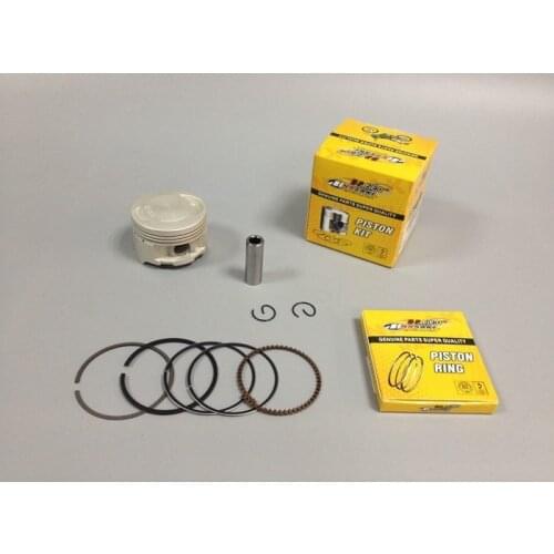 Free shipping NASAKI brands Piston 56.5mm Rings New Qianjiang Wrist Pin Kit for Honda CG 125 Haojue motorcycle piston Euro II