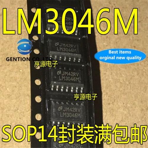 10Pcs LM3046 LM3046M Driver chip SOP14 in stock 100% new and original