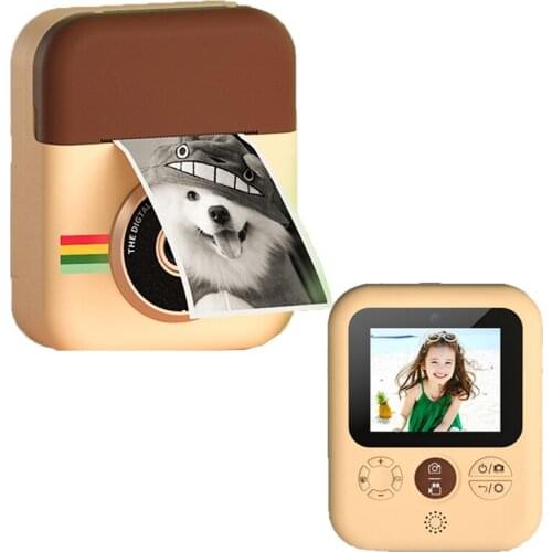 Children Camera Instant Print Camera For Kids 1080P HD Digital Camera With 3 Rolls Thermal Paper Child Toy Camera Gifts #R20