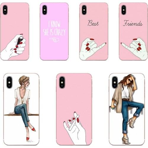 Best Friend Girlfriend Boyfriend Shopping TPU For Huawei Honor V30 20 Pro Mate 30 Pro Lite 20s NOVA 6 SE 5 P40 p30 lite Pro