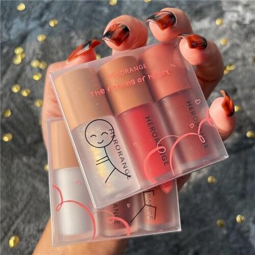 Matte Lipstick Matte Lip Gloss Waterproof Lipstick Sexy Colors Long Lasting Makeup Non-Stick Cup Lip Tint Lip Stick Lip Balm