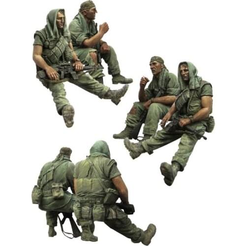 1/35 Resin Model Building Kit Figure US 2 Figures