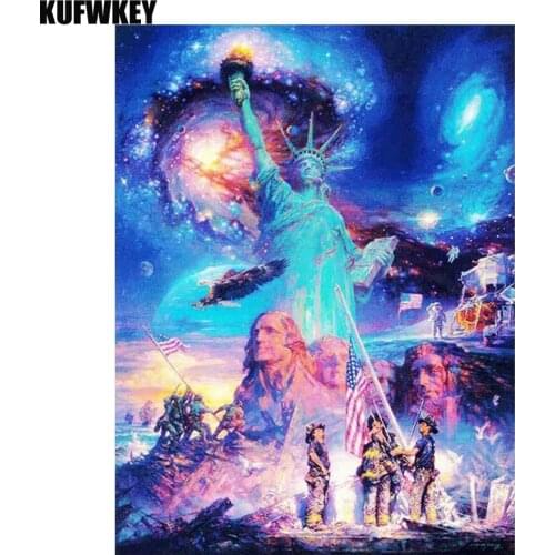 Statue of Liberty Diamond Embroidery 5D DIY Diamond Painting full square drill Cross Stitch picture of Rhinestone Mosaic decor