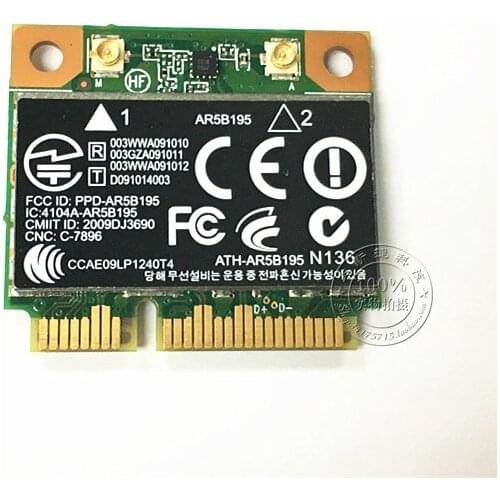 SSEA New for Atheros AR5B195 AR9285 half Mini PCI-E Wifi Bluetooth 3.0 Wireless card for HP 430 431 435 436 4530S 592775-001