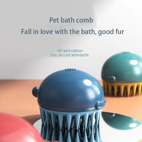 The New Pet Dog Bath Brush Bath Brush Puffer Bubble Brush For Bathing Dogs Rechargeable Formula Pet Brush Body Wash Bath Massage