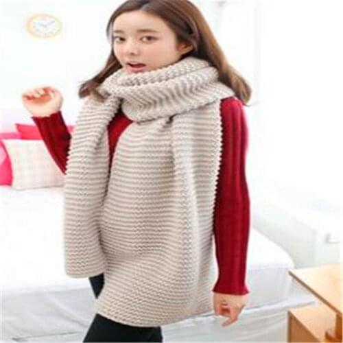 The new season, coarse line long scarf female han edition joker thickening knitting wavy lines centers CN006