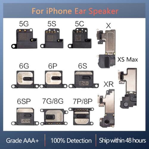 OEM Ear Earpiece Flex For iPhone 5 5s SE 6 6S 7 8 Plus X XS XR XS Max Proximity Light Sensor Sound Earphone Flex Cable Assembly