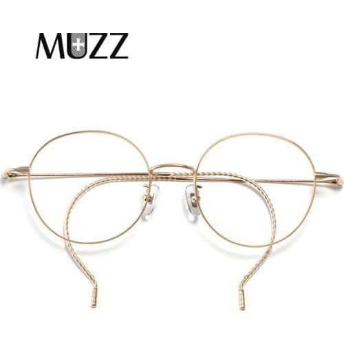 Pure Titanium Round Eyeglasses Frame Optical Frames Unisex Glasses Retro Eyeglasses Prescription Men Women Myopia Frames Eyewear