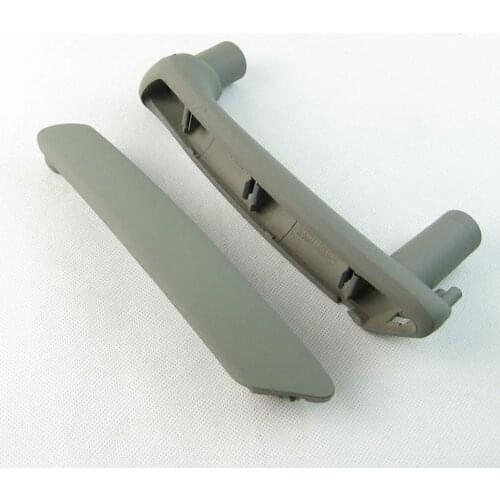 3pcs Black Interior Door Pull Grab Handle With Trim Cover For VW Passat B5 1998-2005 3B4867372 3B0 867 180 A 3B0867180A