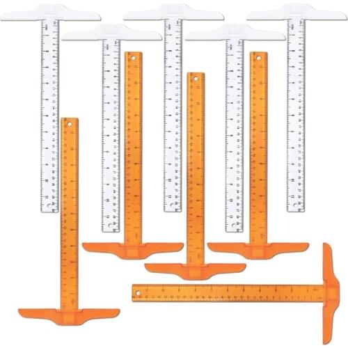 30cm t-ruler drawing design ruler 90 degree drawing t-ruler cm in building right angle parallel line light and portable two sets