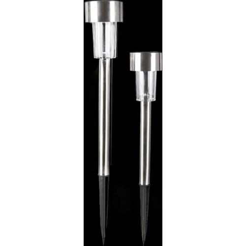 Solar Light Outdoor Lawn Garden Ground Plug Light Park Villa Roadside LED Lighting Garden Decoration Stainless Steel Solar Light