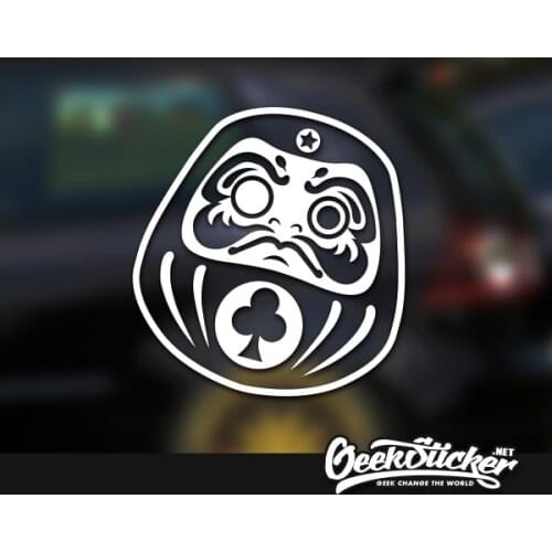 Damour Budaoweng Japanese JDM Style Waterproof Reflective Universal Body Sticker Vinyl for Motorcycle Laptop Car Styling