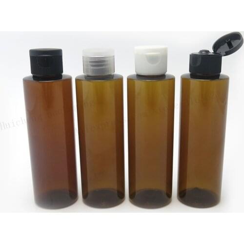30 X 150ml Amber PET shampoo Cream bottle 150cc plastic cosmetic container 5oz Make up shampoo Container packaging