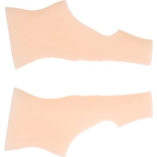 1Pair Silicone Gel Thumb Wrist Support Gloves Tenosynovitis Spasms