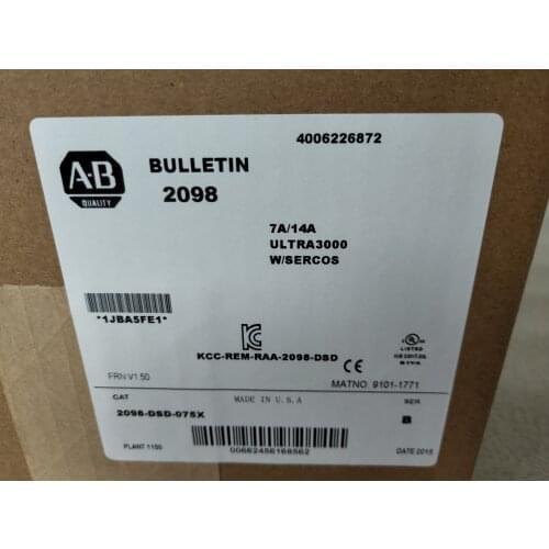 1PC 2098-DSD-075X Ultra 3000 Servo Drive New Original 2098DSD075X