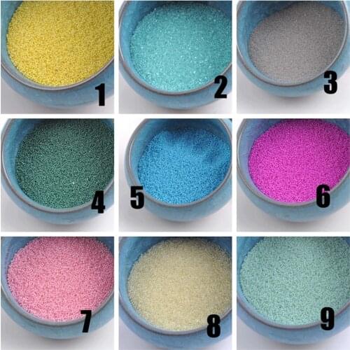 16 Colors 0.1-0.5mm Mix Glass 3D Caviar Ball Beads Tiny Nail Air Tips Sticker Decoration Beauty Nail DIY Accessories BL008