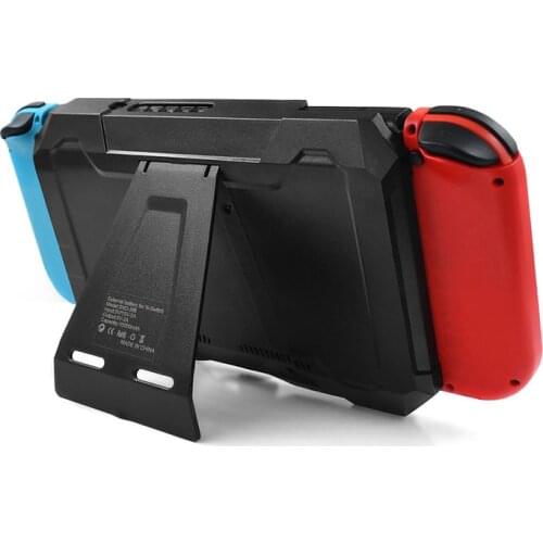 2 in 1 10000mAh External Battery Charger Case for Nintend Switch Console Charging Stand Power Bank Backup Holder+Charging Cable