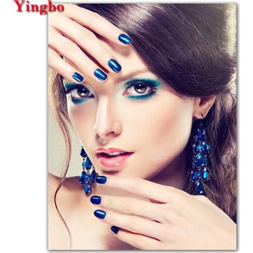 5D Fashion SPA Beauty Salon diamond painting full drill square round diamond embroidery woman diy mosaic diamond pictures