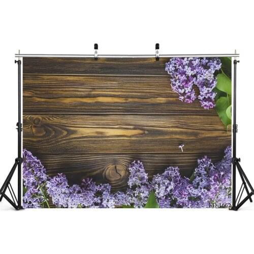 Flower Board Photography Backdrop for Photo Shoot Props Portrait Child Baby Shower Kids Vinyl Cloth Photo Background Photo Booth