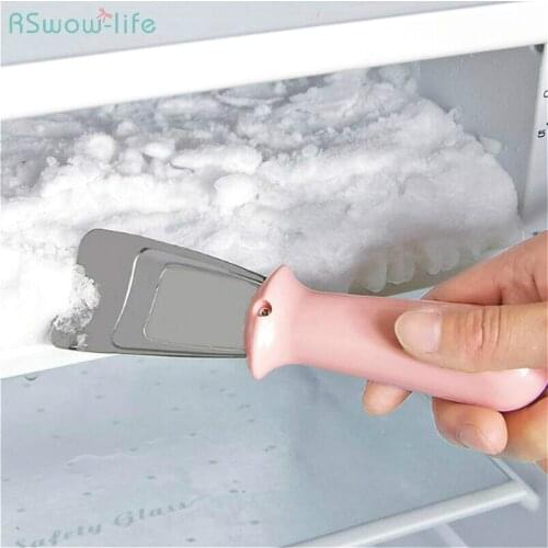 Deicing Shovel Stainless Steel Ice Scraper Household Kitchen Tool Refrigerator Defrost Deicing About 30g Practical Convenient