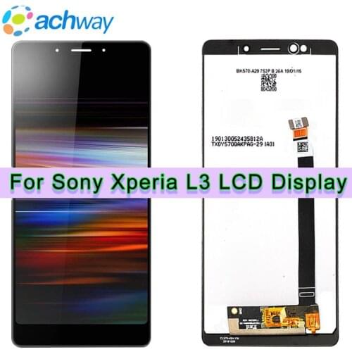 5.7" Screen For Sony Xperia L3 LCD Display Touch Screen Mobile Phone Digitizer Assembly Replacement I3312 I4312 I4332 I33 LCD