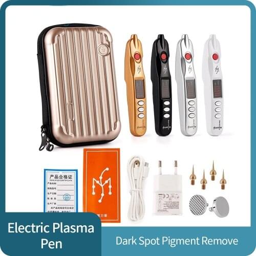 Electric Plasma Pen Dark Spot Pigment Remove Mole Tattoo Wart Blackhead Removal Tool Skin Firming Lonic Pen Skin Care Machine