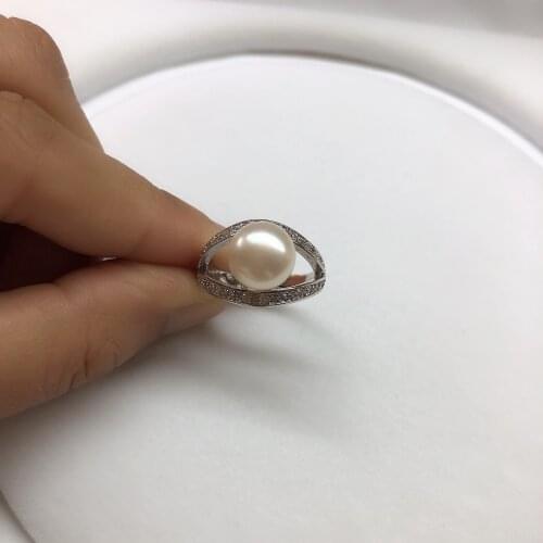 New Hot Ring Mountings Base Findings Settings Adjustable Ring Jewelry Parts Fittings Party Accessories for Pearl Beads Stones
